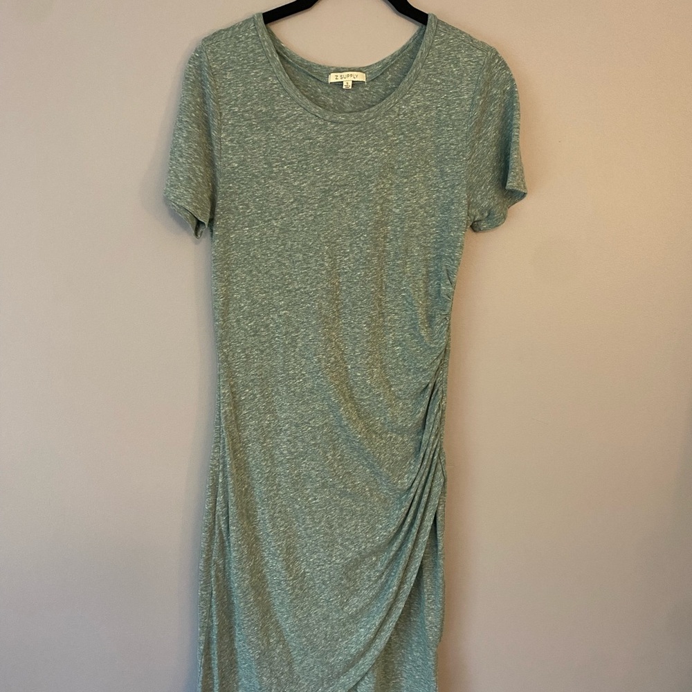Z Supply Heathered Green Midi Dress